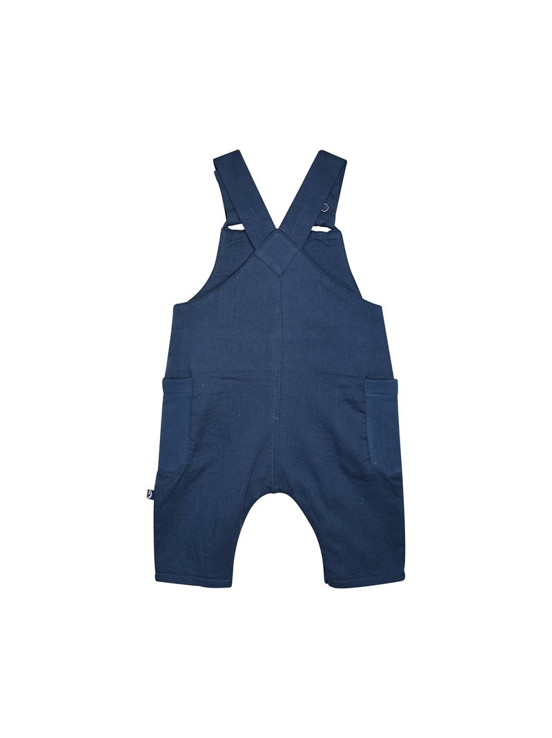 Ensemble tshirt manches longues salopette Pepito Bleu - Kiabi