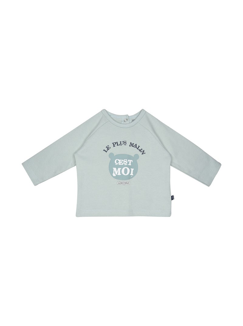 Ensemble tshirt pantalon bavoir peter molleton Vert - Kiabi