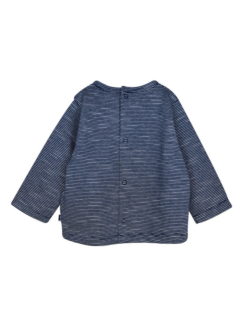 Ensemble tshirt pantalon cardigan Pol Bleu - Kiabi