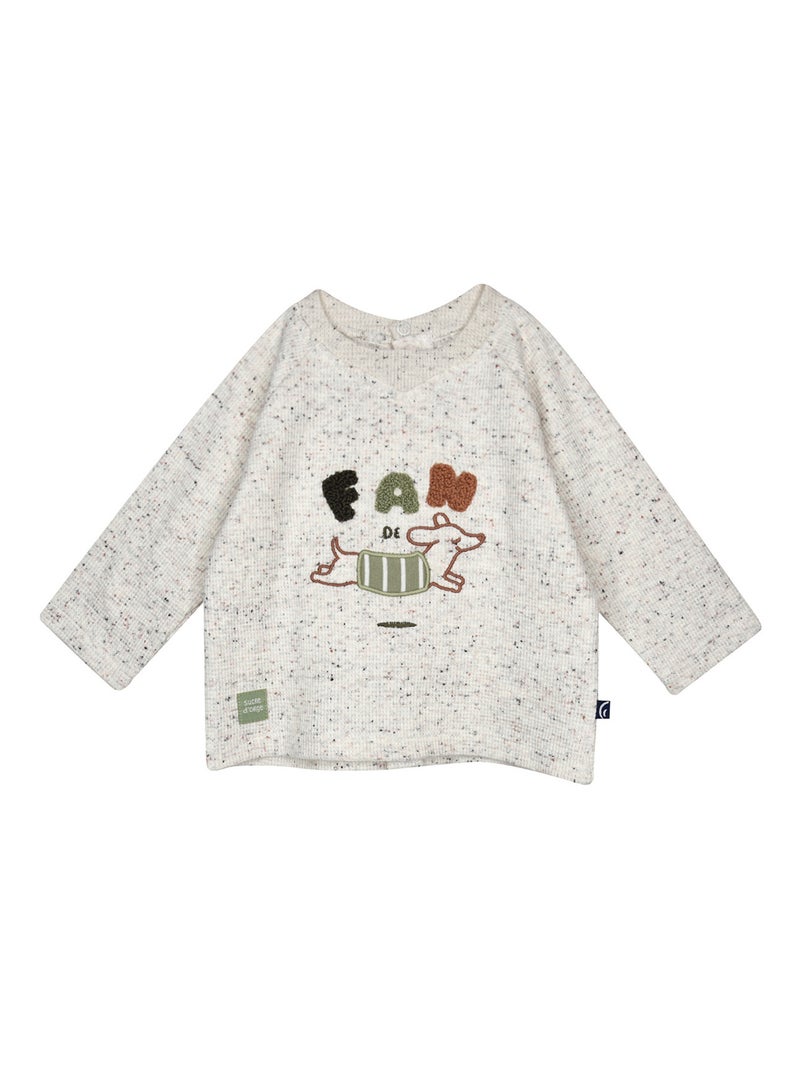 Ensemble Tshirt pantalon chaussette Pat Beige - Kiabi