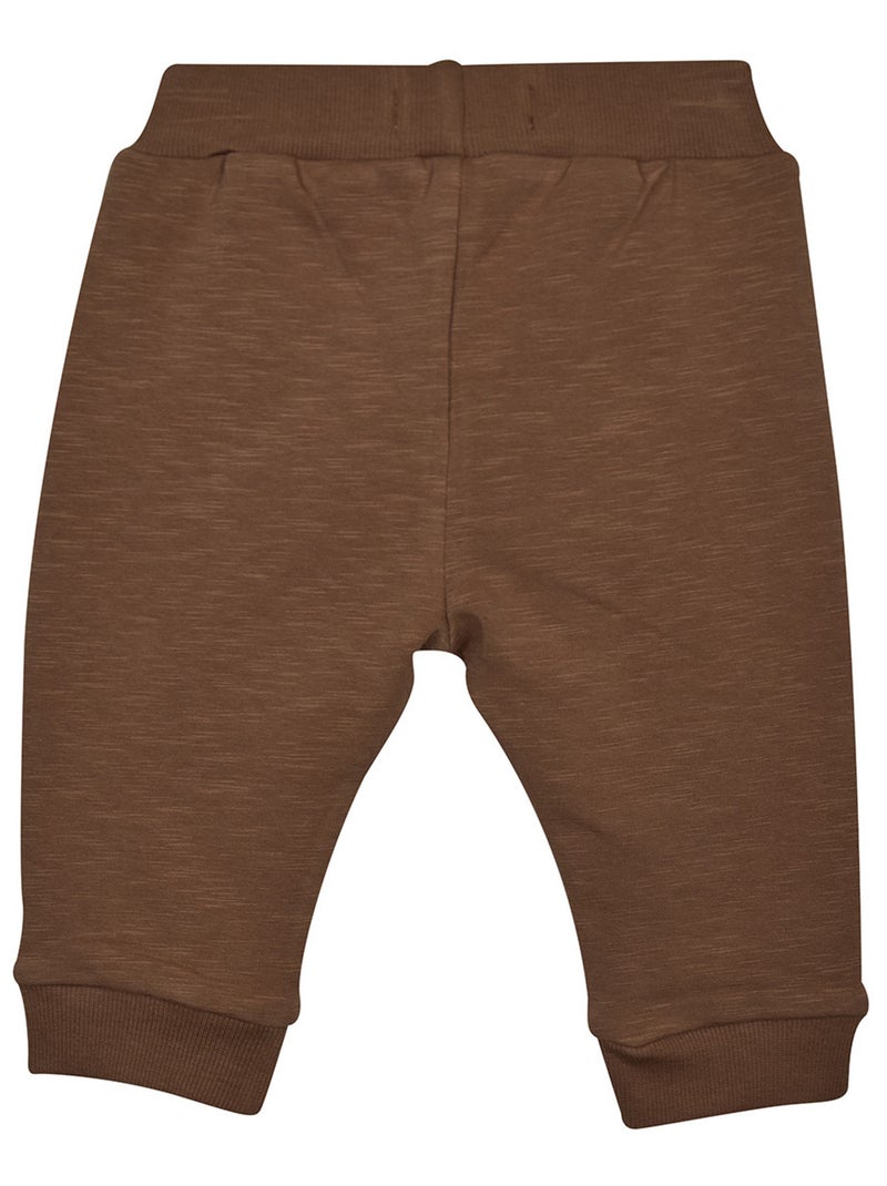 Ensemble Tshirt pantalon chaussette Pat Beige - Kiabi