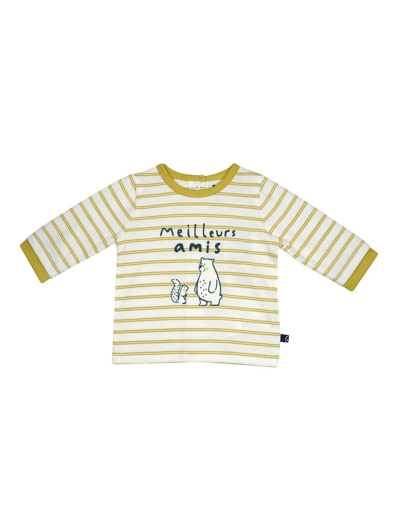 ENSEMBLE TSHIRT PANTALON MATHIEU Blanc - Kiabi