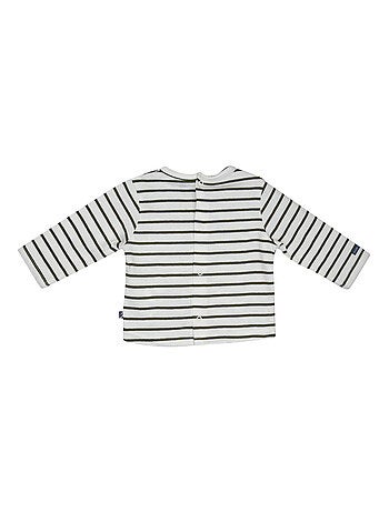 ENSEMBLE TSHIRT PANTALON MILHANE MAILLE SUCRE D'ORGE