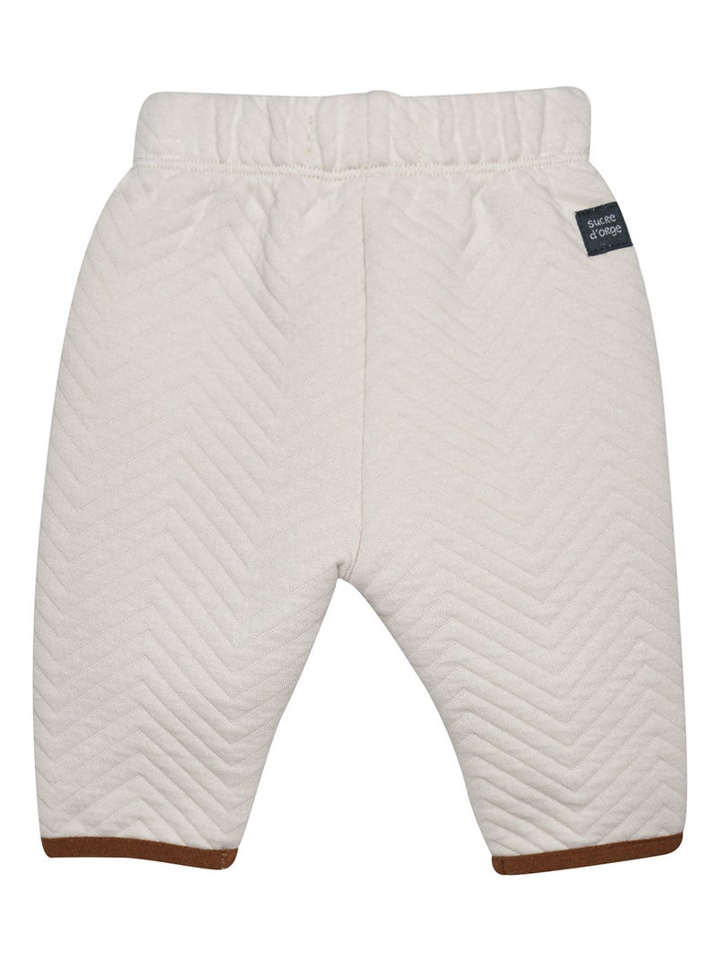 Ensemble tshirt pantalon Pino Blanc - Kiabi