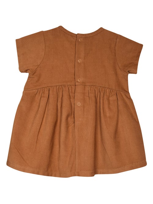 ENSEMBLE TSHIRT ROBE MARIANE VELOURS COTELE - Kiabi