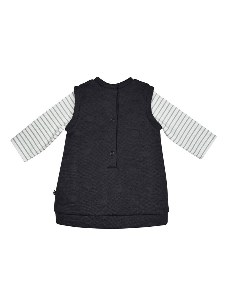 Ensemble tshirt robe providence maille Gris - Kiabi