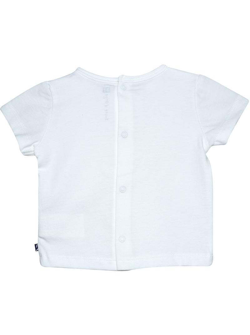 Ensemble tshirt salopette courte Rosin Vert - Kiabi