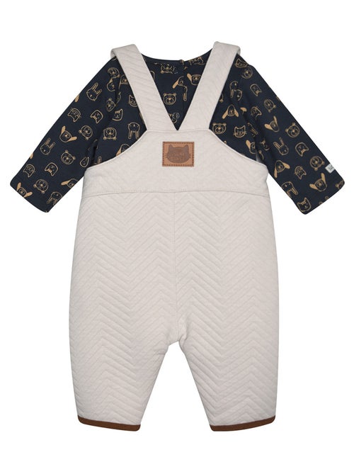 Ensemble tshirt salopette en maille Pacome - Kiabi