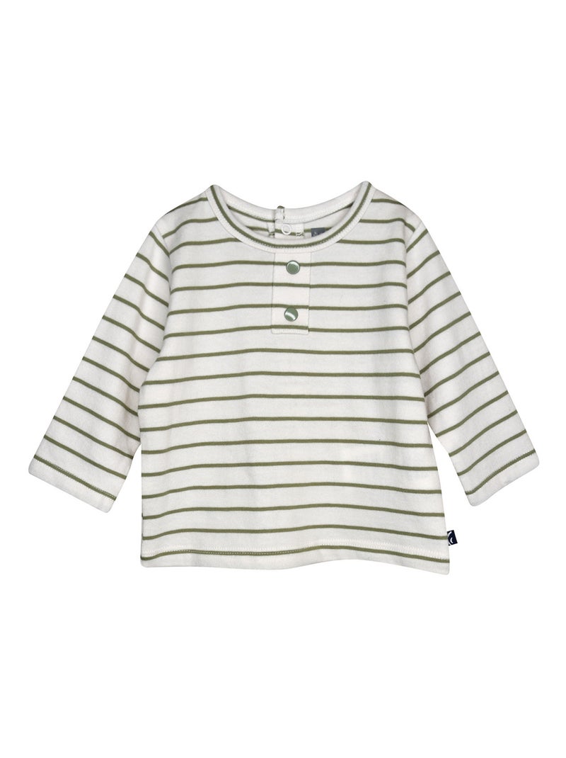 Ensemble Tshirt salopette longue velours cotelé Pascal Vert - Kiabi
