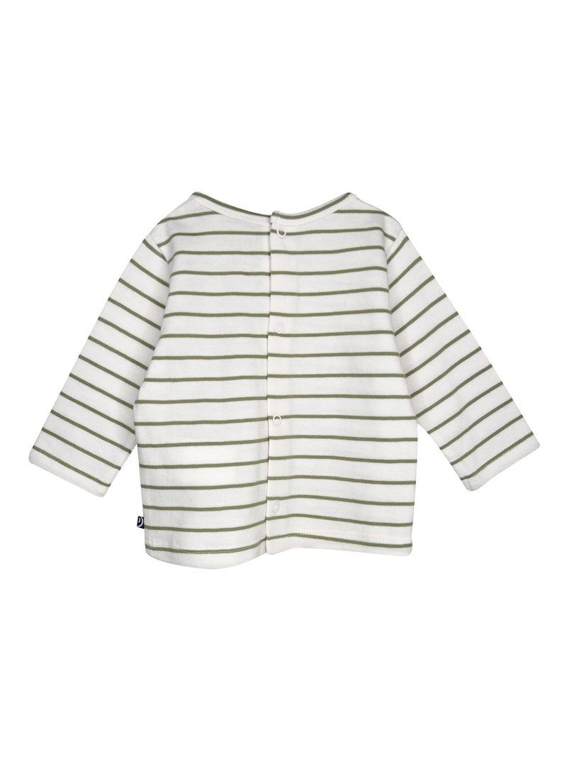 Ensemble Tshirt salopette longue velours cotelé Pascal Vert - Kiabi