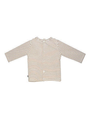 Ensemble tshirt salopette paulhenry maille ouverture integrale