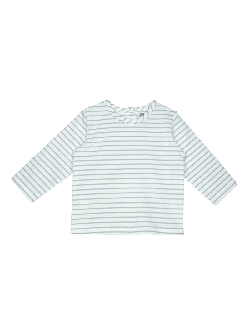 Ensemble tshirt salopette pierluigi maille long Gris - Kiabi