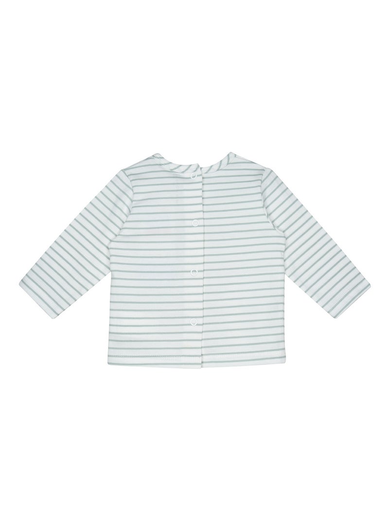 Ensemble tshirt salopette pierluigi maille long Gris - Kiabi
