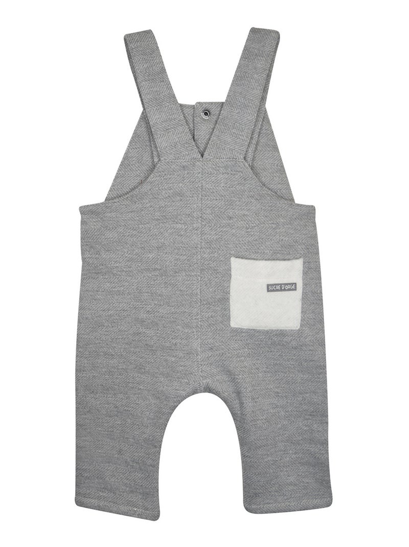 Ensemble Tshirt salopette Pravin Gris - Kiabi
