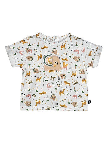 Ensemble Tshirt Short et bavoir Leni