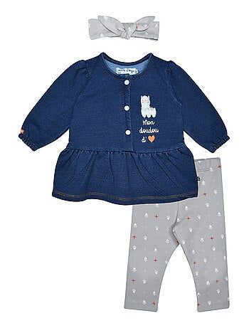 Ensemble tunic legging bandeau pilar maille