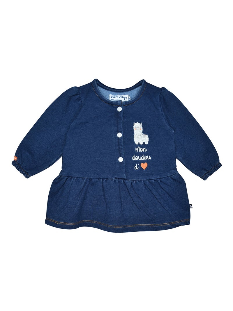 Ensemble tunic legging bandeau pilar maille Bleu - Kiabi