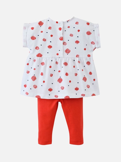 ENSEMBLE TUNIQUE ET LEGGING ADELISE SUCRE D'ORGE - Kiabi
