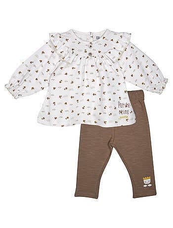 Ensemble tunique jegging paulette maille