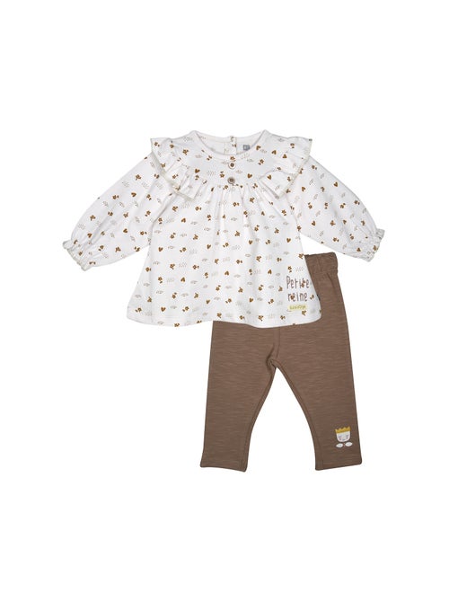 Ensemble tunique jegging paulette maille - Kiabi