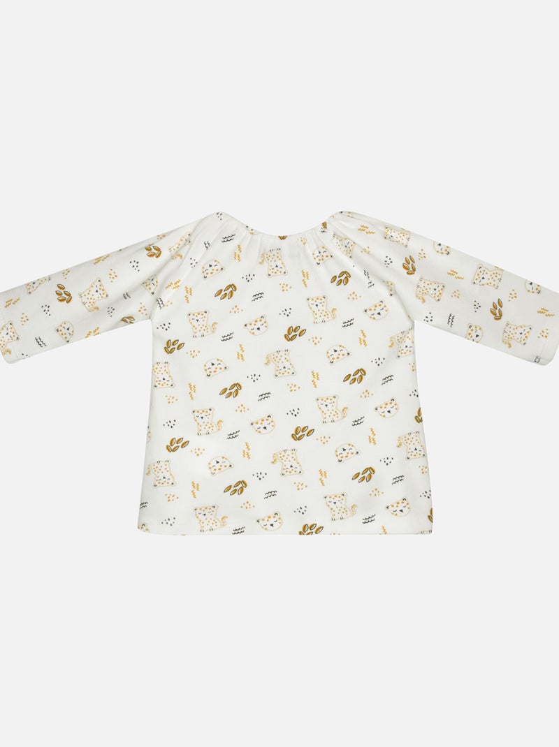 ENSEMBLE TUNIQUE LEGGING BAVOIR GENEVIEVE MAILLE MANCHES LONGUES NAISSANCE Beige - Kiabi