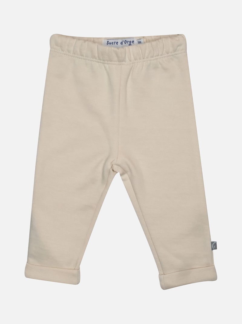 ENSEMBLE TUNIQUE LEGGING BAVOIR GENEVIEVE MAILLE MANCHES LONGUES NAISSANCE Beige - Kiabi