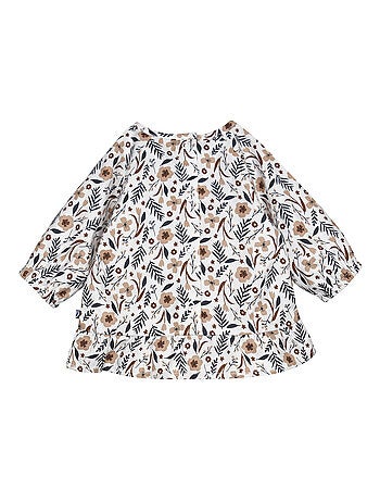 Ensemble tunique legging gilet sans manches Perle