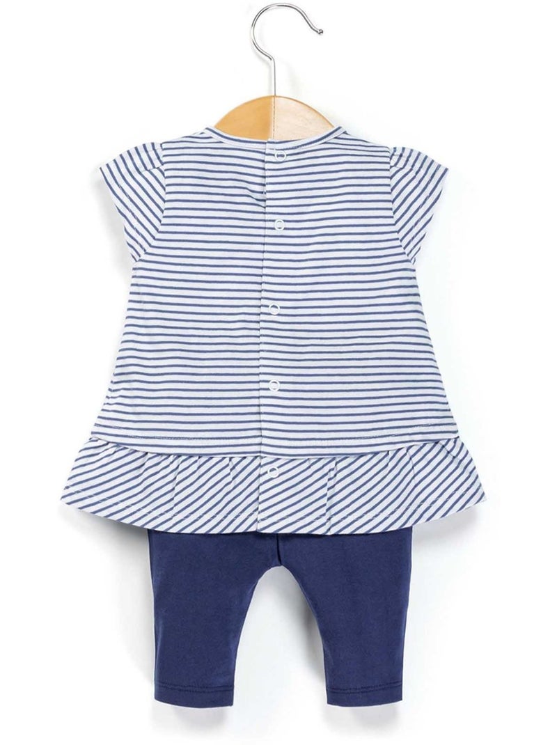 Ensemble tunique + leggings - Terre de Marins Multicolore - Kiabi