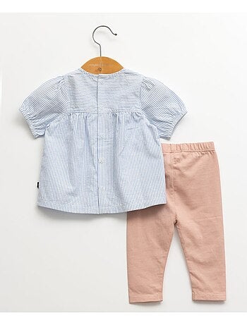 Ensemble tunique + leggings 100% coton - Terre de Marins