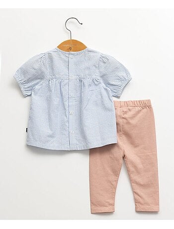 Ensemble tunique + leggings 100% coton - Terre de Marins
