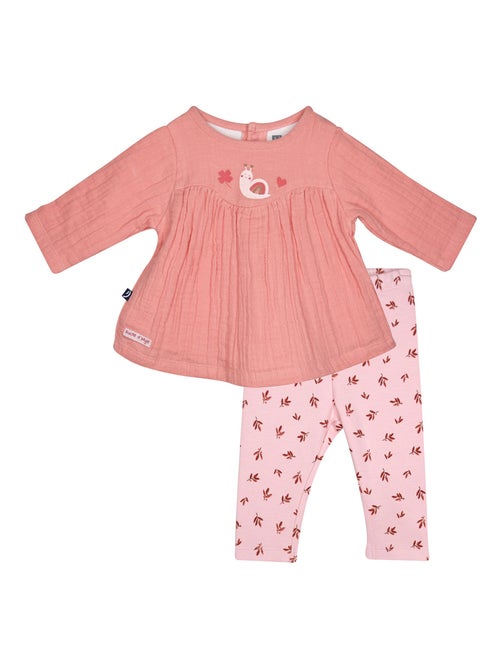 Ensemble tunique manches longues legging Pascalie - Kiabi