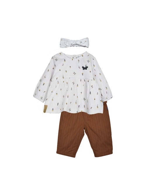 Ensemble tunique pantalon en maille Pomme - Kiabi