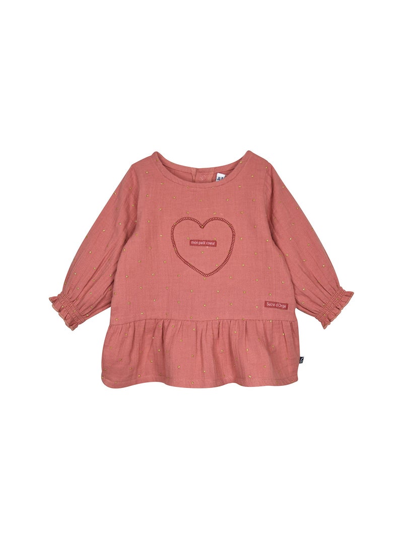 Ensemble tunique pantalon gilet sans manches Pola Rose - Kiabi