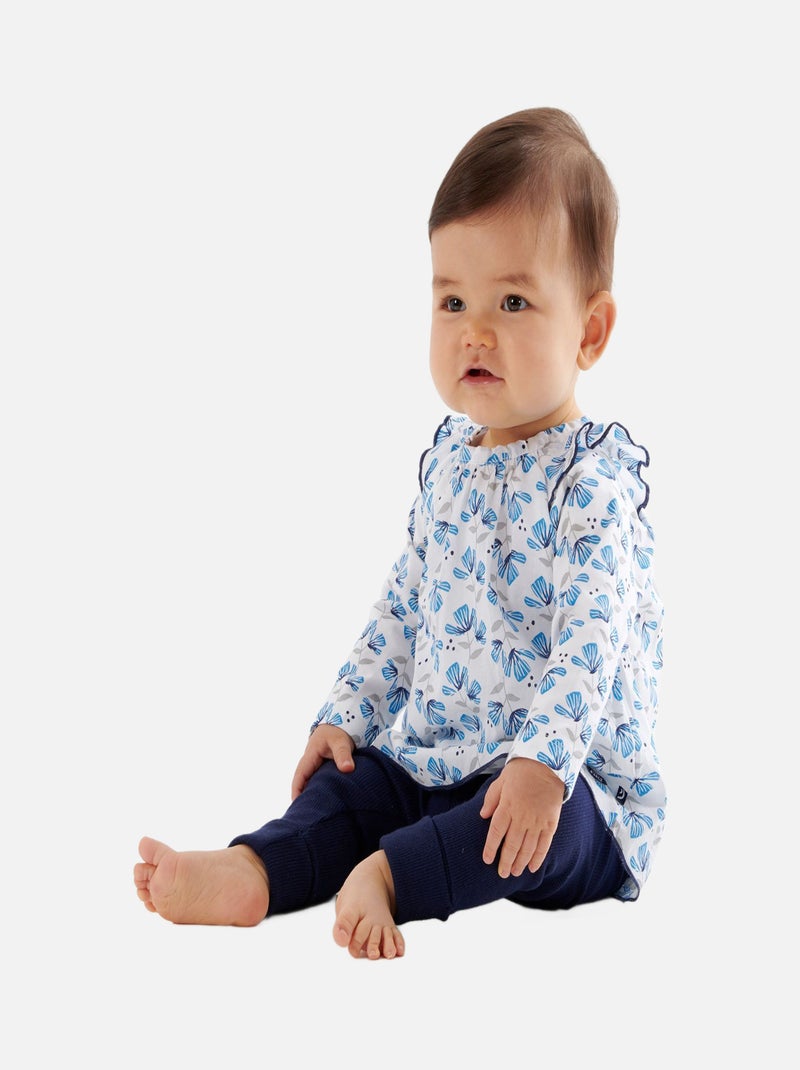 ENSEMBLE TUNIQUE PANTALON MENTHE A L'EAU Bleu - Kiabi