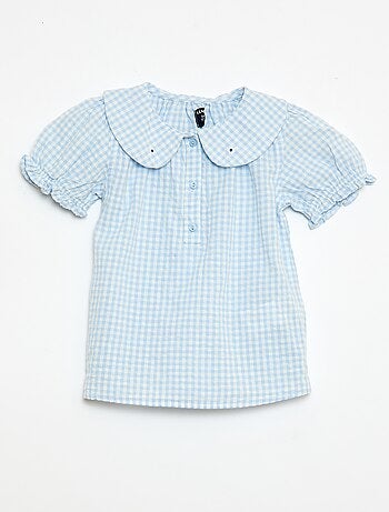 Ensemble tunique + short + bandeau en vichy