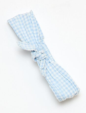 Ensemble tunique + short + bandeau en vichy