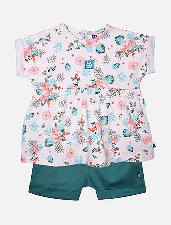 ENSEMBLE TUNIQUE SHORT GERALDINE BEBE