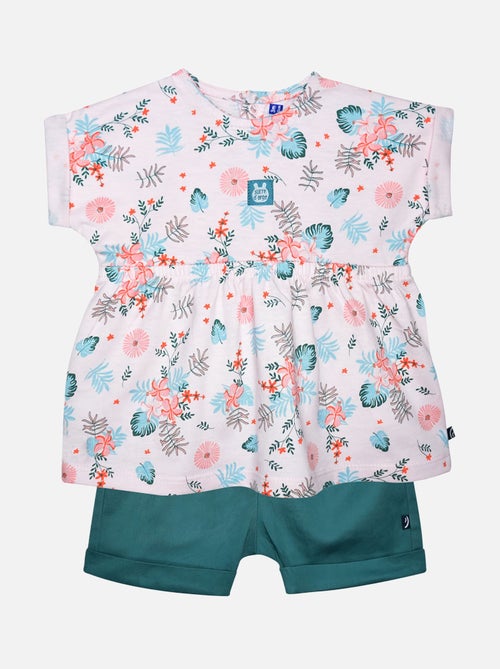 ENSEMBLE TUNIQUE SHORT GERALDINE BEBE - Kiabi