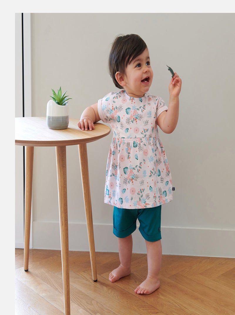 ENSEMBLE TUNIQUE SHORT GERALDINE BEBE Blanc - Kiabi