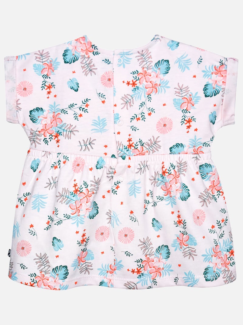 ENSEMBLE TUNIQUE SHORT GERALDINE BEBE Blanc - Kiabi