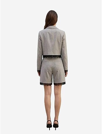 Ensemble veste courte et pantalon large my fashion