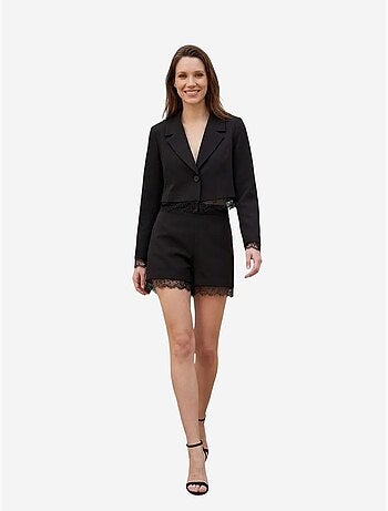 Ensemble veste courte et pantalon large my fashion