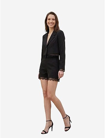 Ensemble veste courte et pantalon large my fashion