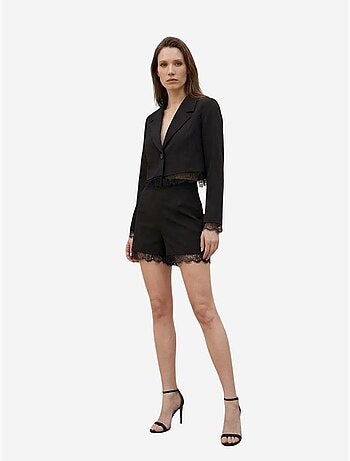 Ensemble veste courte et pantalon large my fashion