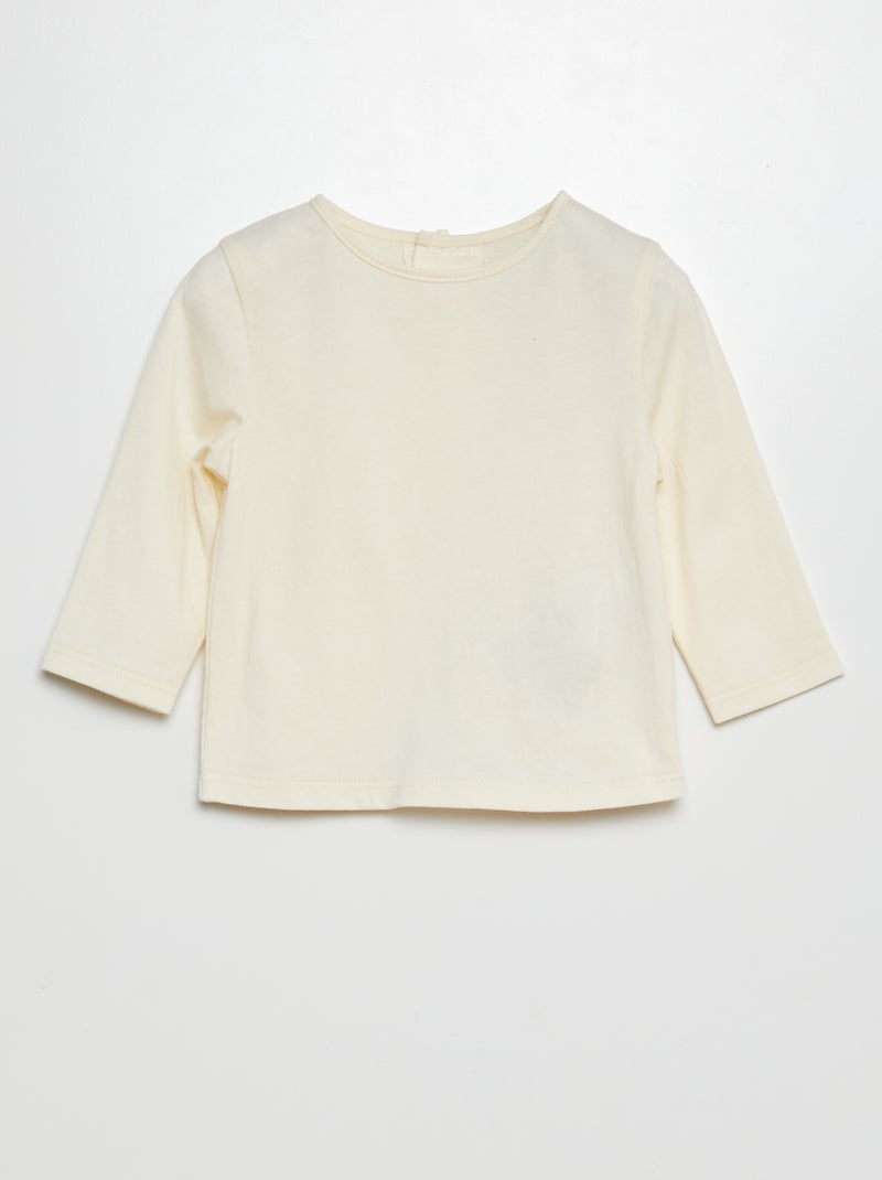 Ensemble veste + t-shirt + short + collants - 4 pièces Beige - Kiabi