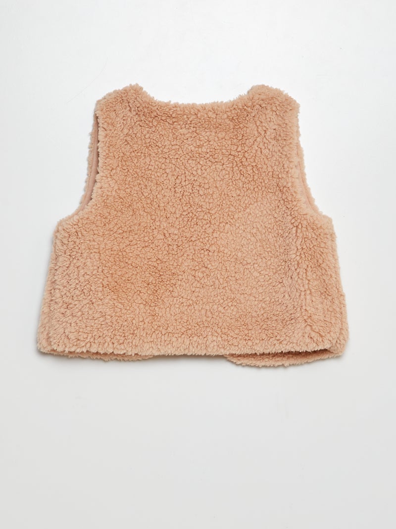 Ensemble veste + t-shirt + short + collants - 4 pièces Beige - Kiabi