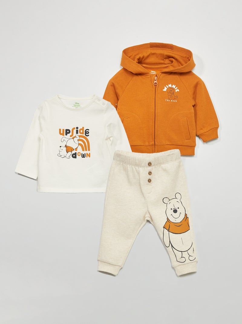 Ensemble 'Winnie' T-shirt + pantalon - 2 pièces Beige - Kiabi