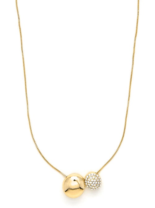 Ensembles en zircone brillante finition or jaune 18 carats - Mupio - Kiabi