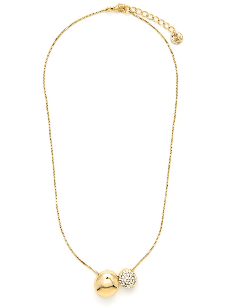 Ensembles en zircone brillante finition or jaune 18 carats - Mupio Jaune - Kiabi