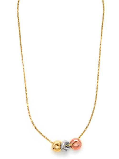 Ensembles finition rhodium, or jaune et or rose 18 carats - Khak - Kiabi